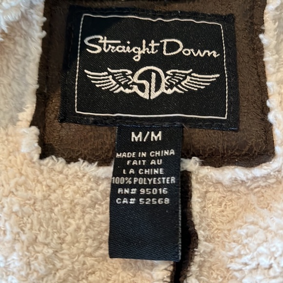 Eco-Friendly Women’s Brown Suede Bomber Jacket Lambskin-like Lining Fall-Winter - Picture 5 of 9